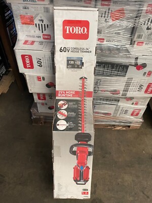 Toro Flex Force 60V Max 24 Inch Lithium Ion Cordless Hedge Trimmer (Tool Only)