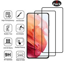2-Pack For Samsung Galaxy S21 S21 Plus S21 Ultra Tempered Glass Screen Protector