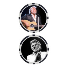Kenny Rogers Top 100 Musicians Of All Time Poker Chip