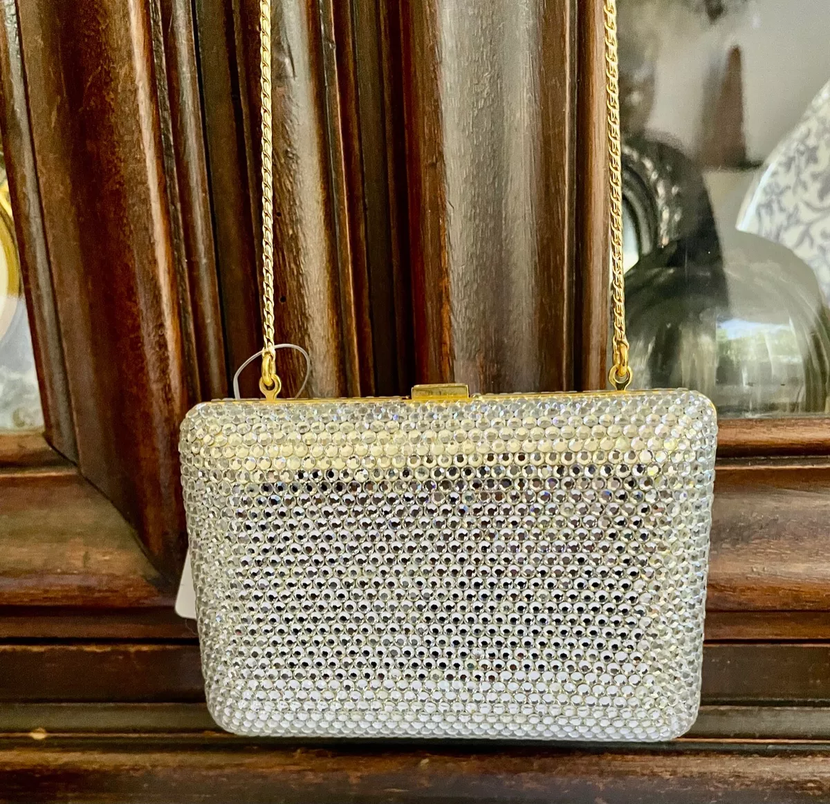 Judith Leiber Mini Crystal Clutch