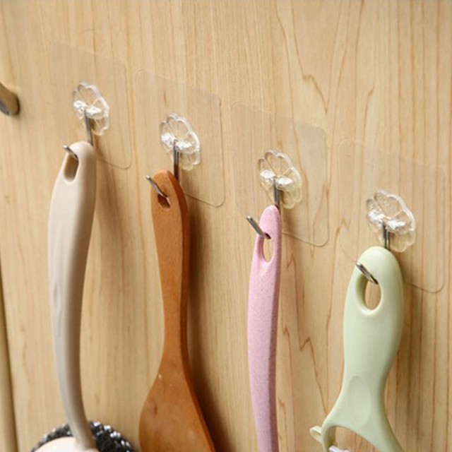 10 PCS Wall Hooks 15 KG Heavy Duty Self Adhesive Hook Waterproof Strong HooYR 10 PCS Wall Hooks 15 KG Heavy Duty Self Adhesive Hook Waterproof Strong HooYR