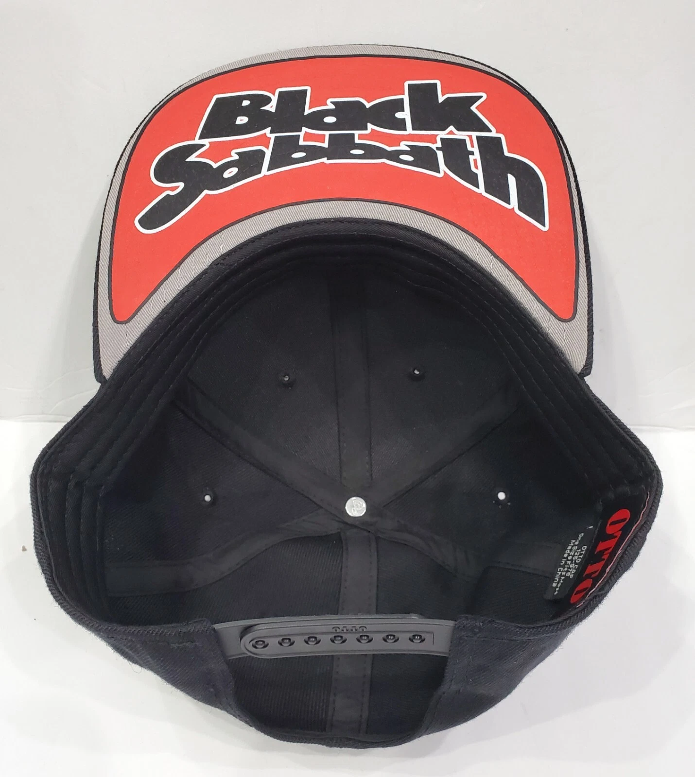 Black Death Thrash Metal Colors Red White BSabbath Adjustable