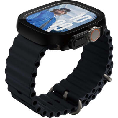 Schutz Hülle für Smart Watch Ultra 3/2/1 49 mm PanzerGlass Case Cover Schwarz