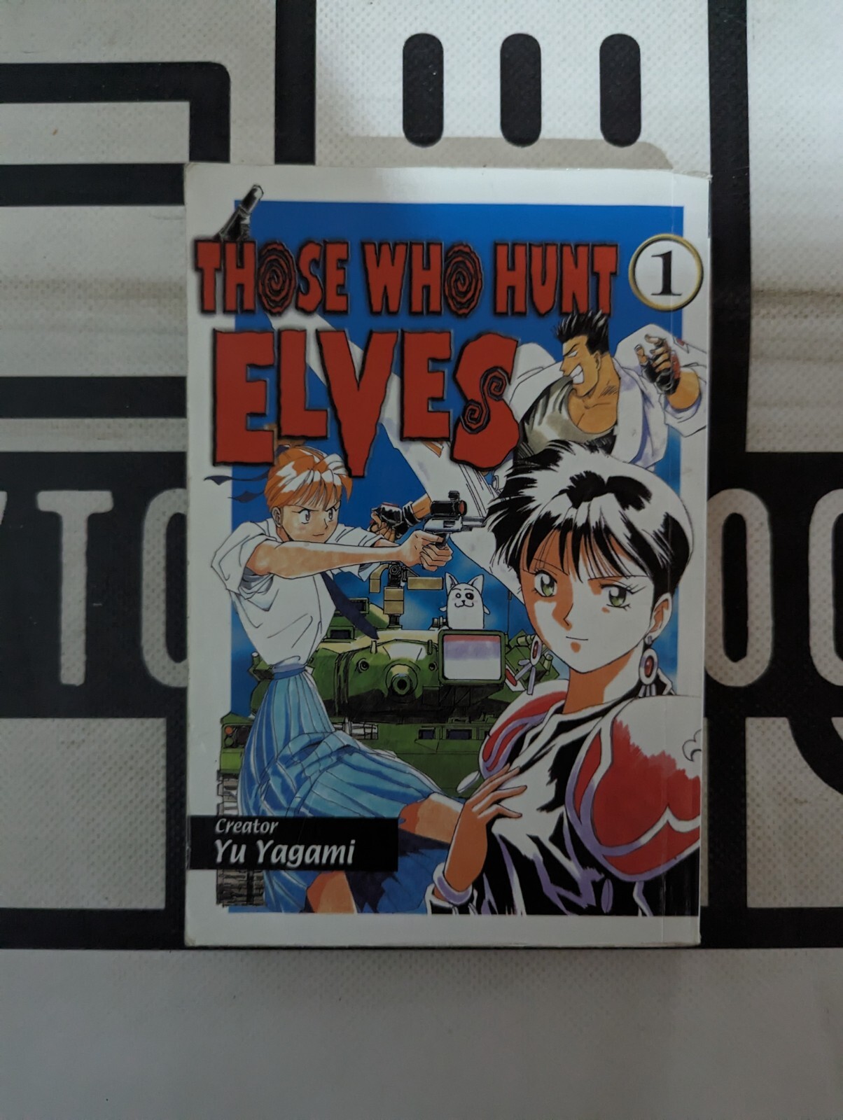 Those Who Hunt Elves by Yu Yagami 1995 Paperback Anime Graphic Novel Vintage!