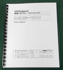 Roland MKS-100 Instruction Manual: Comb Bound with Protective Covers 