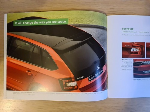 Skoda Rapid Spaceback 31 Page Sales Brochure Jul 16 - Picture 3 of 11