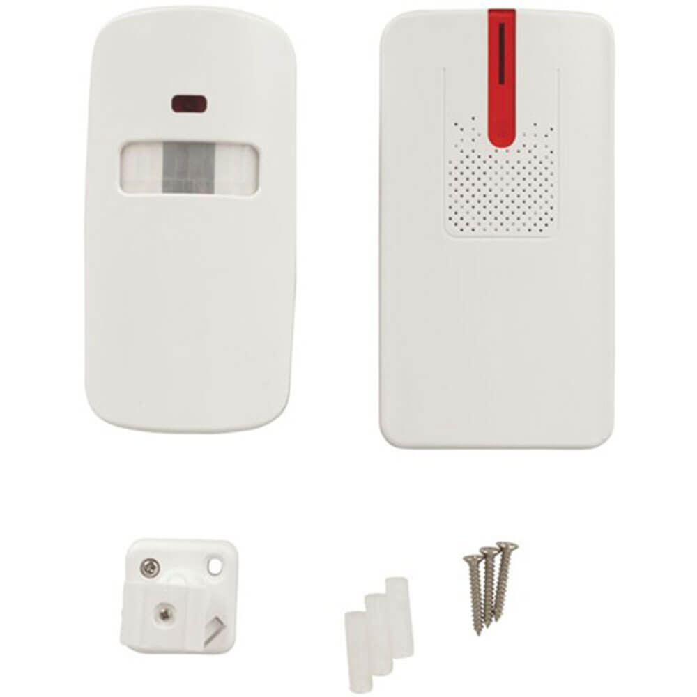 Wireless Battery Powered Driveway Mounted Entry PIR Alert Kit