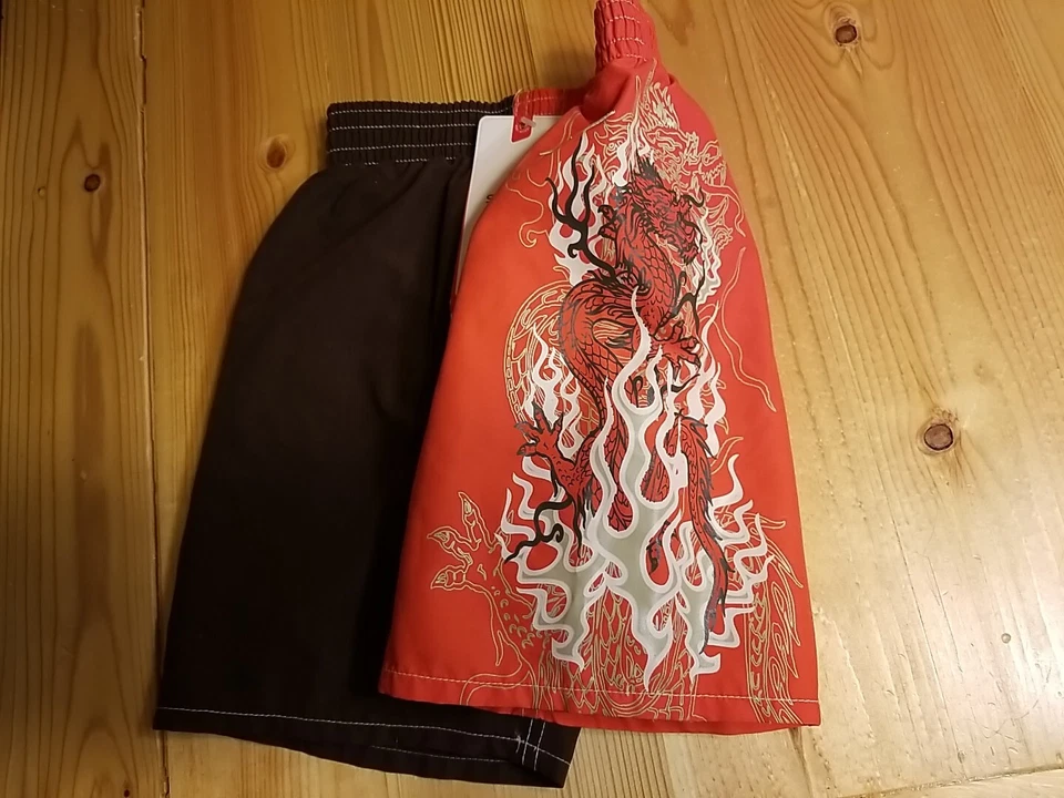 Nuevo con etiquetas Bañador Speedo Niños Talla 4 Naranja y Marrón Dragon Water Shorts Foto 2 de 4