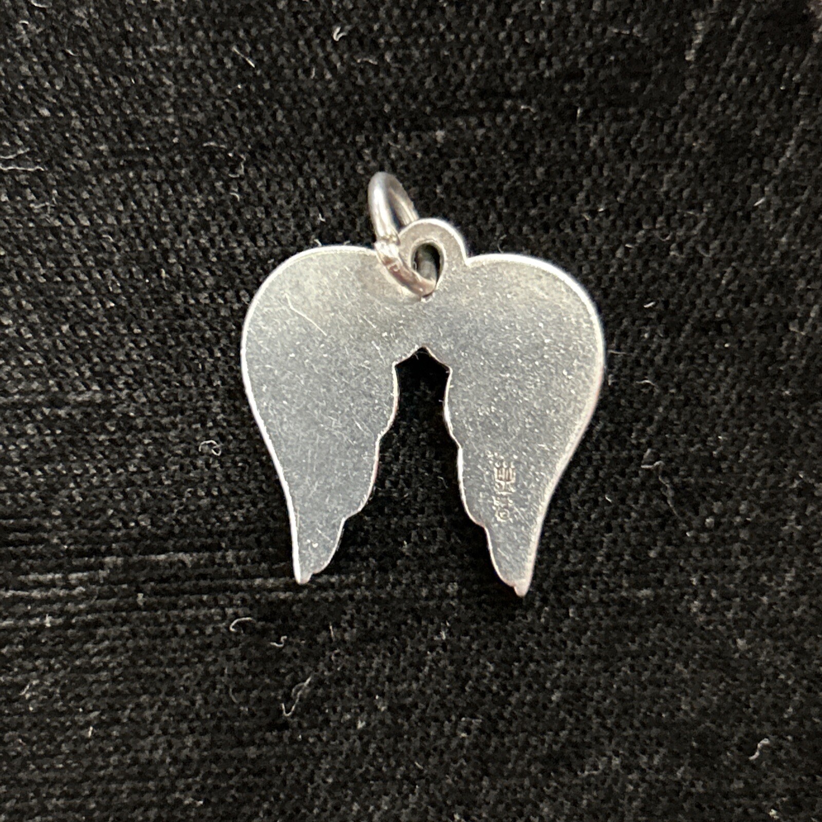 James Avery Sterling Silver ANGEL WINGS CHARM Gem