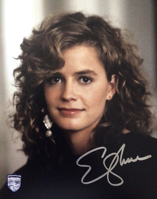 Elisabeth Shue authentisch signiertes 10x8 Foto offizielles Pix Echtheitszertifikat