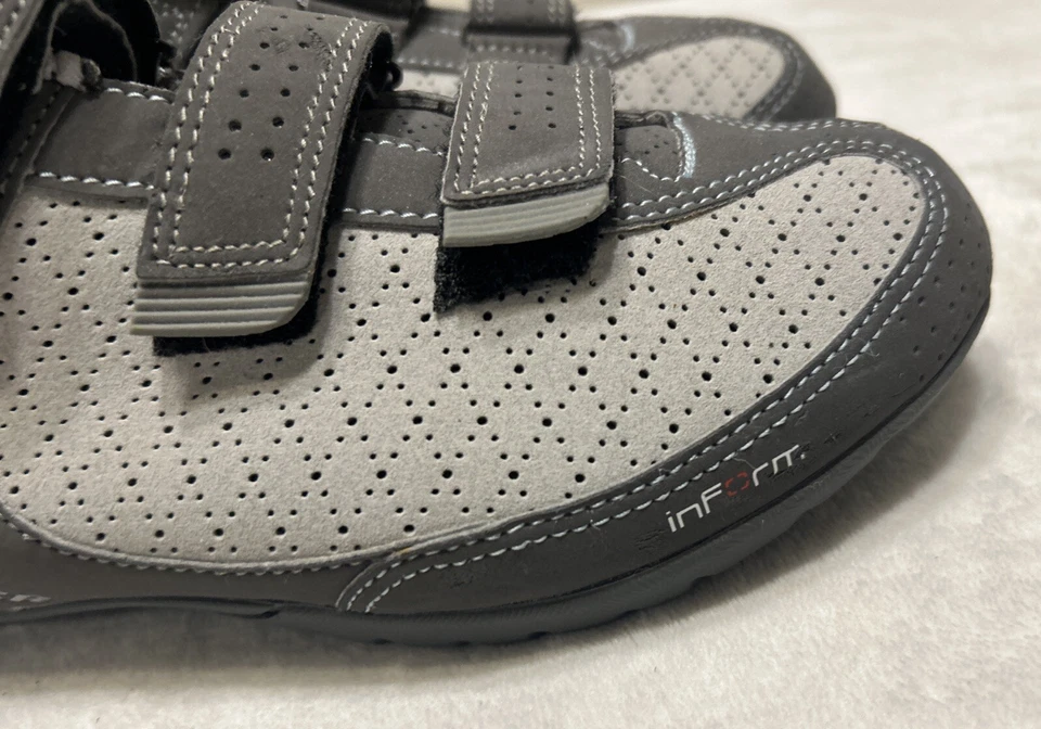 Zapatos de Ciclismo Bontrager Para Mujer’s 10 Gris Bicicleta de Montaña Carrera MTB Inform Esole Foto 2 de 4