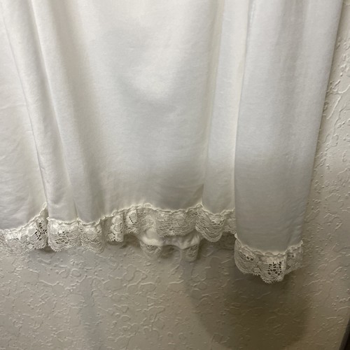 Unbranded Mini Slip Dress Small White Lace Lingerie Ribbon Babydoll Adjustable - Picture 9 of 11