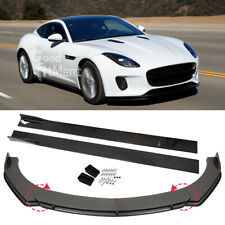 Kohlefaser Frontspoiler Spoilerschwert Lippe + Seitenschweller Für Jaguar F-type Kohlefaser Frontspoiler Spoilerschwert Lippe + Seitenschweller Für Jaguar F-type