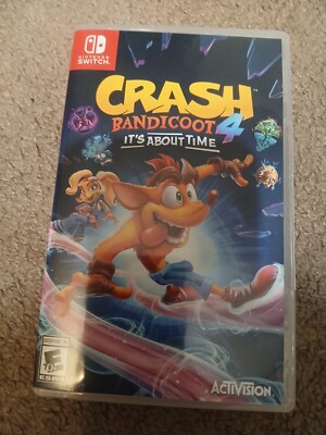 Authentic & Testdd Crash 4: It's About Time - Nintendo Switch, Cib, Working