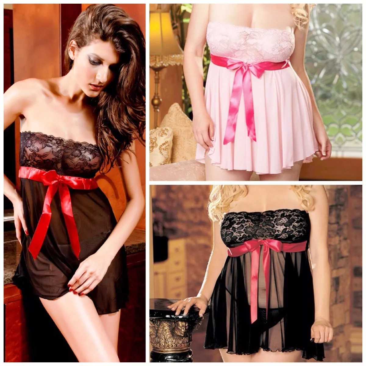 Plus size see through lingerie deals