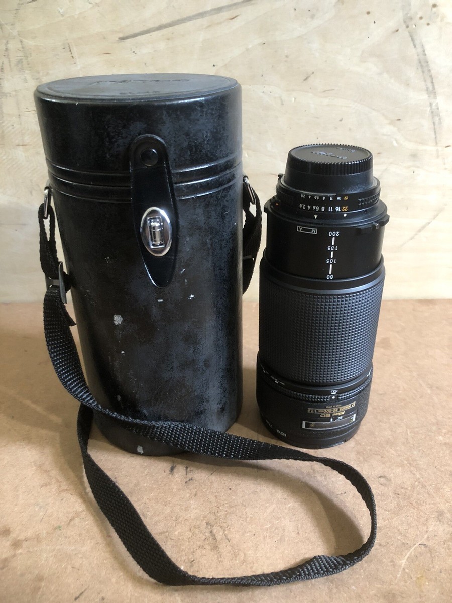 【ケースつき】 ニコン AF-S Nikkor 80-200mm F2.8D Nikon ED AF Nikkor 80-200mm 1:2.8 w/ Lens Cover, Filter, and CL-43
