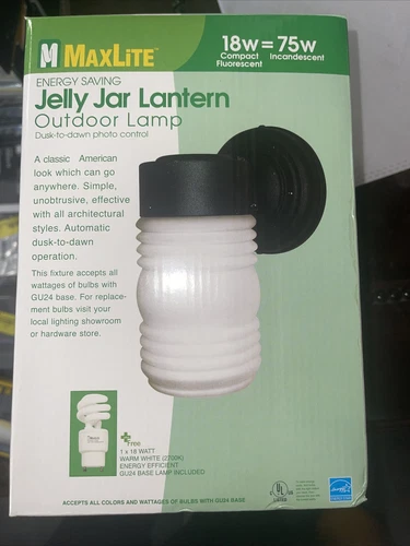 maxlite outdoor Energy saving outdoor lamp￼ With the bulb included USA shipping - Picture 3 of 3