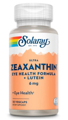 Solaray - Ultra Zeaxanthin 6 mg - 30 VegCaps