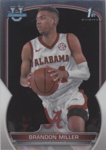 2022-23 Bowman University 1st Chrome Brandon Miller Auto /199 Ray 