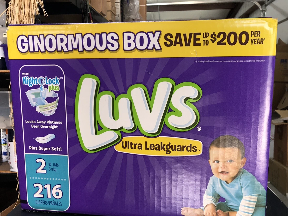 Luvs with Ultra Leakguards Size 5 Diapers