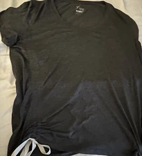 WOMENS/LADIES ACTIVE BY OLD NAVY ATHLETIC SHIRT/TOP-SIZE LARGE-GRAY