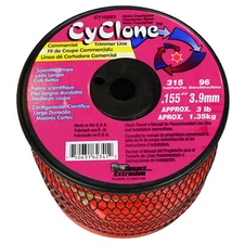 Cyclone CY155S3 .155" x 315' Red Commercial Grass Trimmer Line, Made in USA