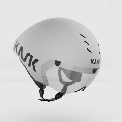 Kask Bambino Pro Evo Time Trial Aero Fahrradhelm - Weiß