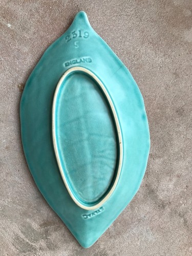 Sylvac pottery green leaf plate No. 2319 - Picture 2 of 7
