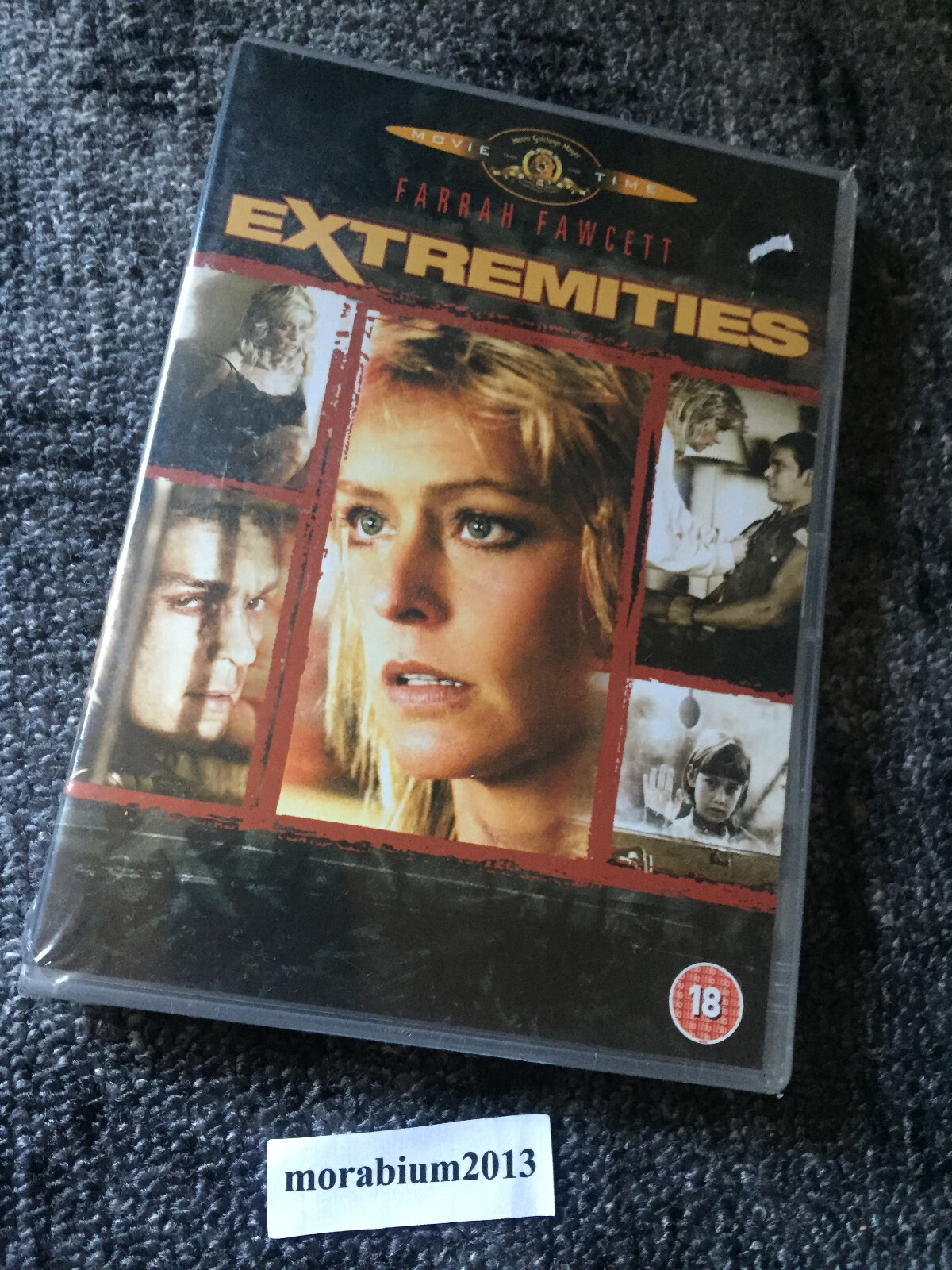 EXTREMITIES - original UK DVD Region 2 (UK) - Farrah Fawcett
