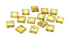EIMASS® Acrylic Pyramid Studs, Beads, Sew or Glue on Flat Back Beads for Craft