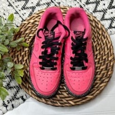 Nike Air Force 1 GS AF1 Low Hyper Punch Pink Size 5Y