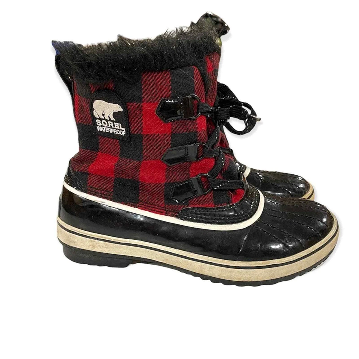 Buffalo plaid winter clearance boots
