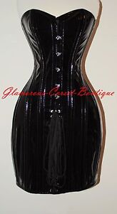 pvc corset dress