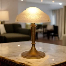 Art Deco Desk Lamp "CENTER COURT" Brass Lamp Berlin