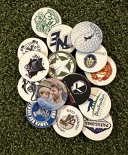 LOT OF 4 - Custom Golf Ball Markers - Your Photo or Logo - You Design It