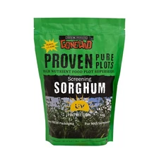 Whitetail Products Gone Wild, Screening Forage Sorghum Food Plot Seeds, 3lb Bag