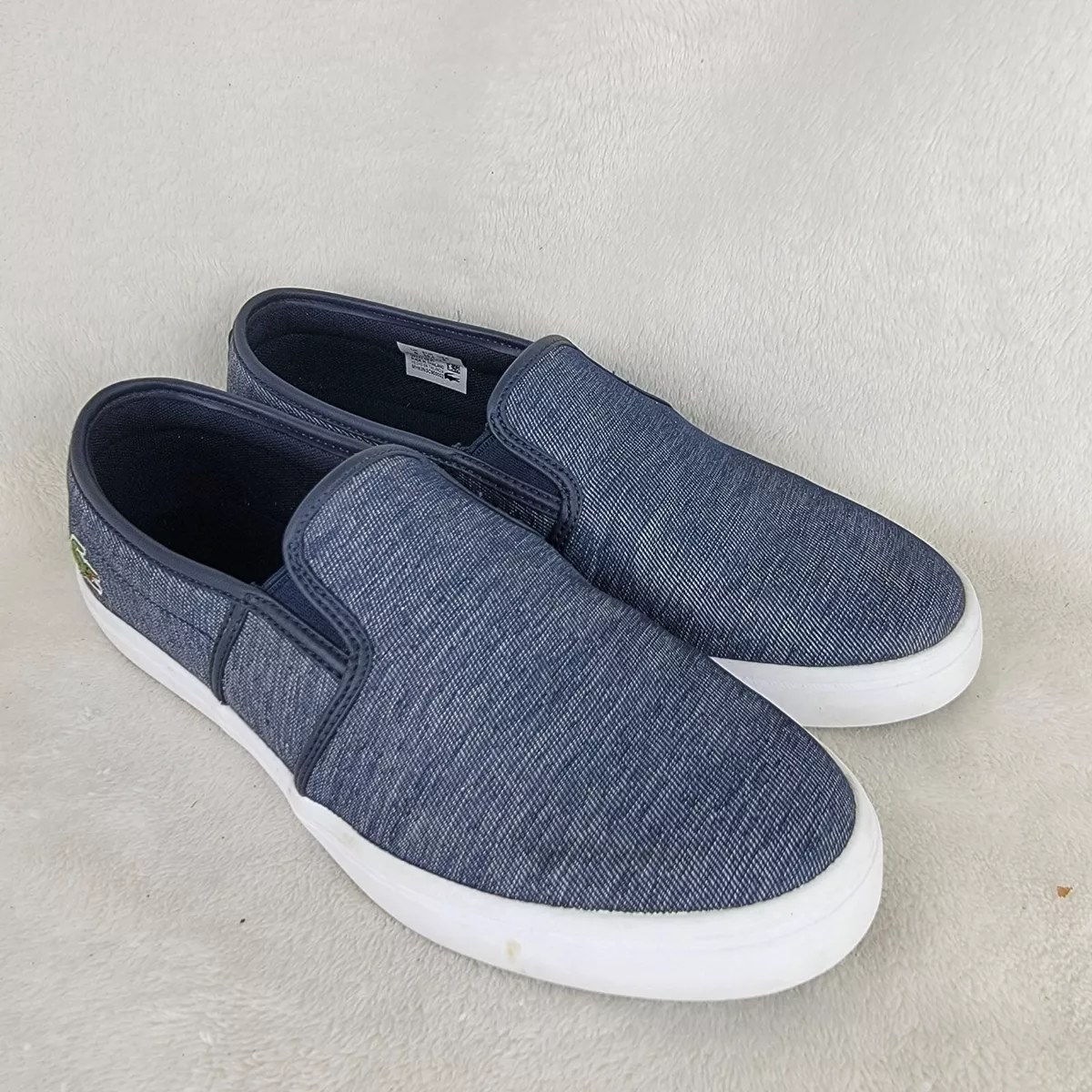 Lacoste gazon top slip on womens