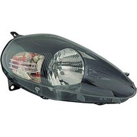 Scheinwerfer Links Passend FüR Gd.Fiat Punto Baujahr 05-10.08 Schwarz