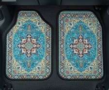 New Car Floor Mats Vintage Carpet Printed Universal 2 Front 2 Rear New Car Floor Mats Vintage Carpet Printed Universal 2 Front 2 Rear