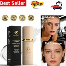 ANGEL SILK Color Changing Foundation for Mature Skin, SPF 50 - Suitable for L...