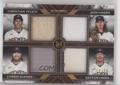 2022 Museum Collection Copper 17/75 Keston Hiura Josh Hader Corbin Burnes 03bh