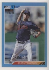 2020 Bowman Heritage Chrome Prospects Blue Refractor 98/99 Chris Vallimont g1z
