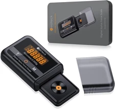 Neoteck 0.005g/100g Professional Turntable Stylus Force Gauge Silver gray 