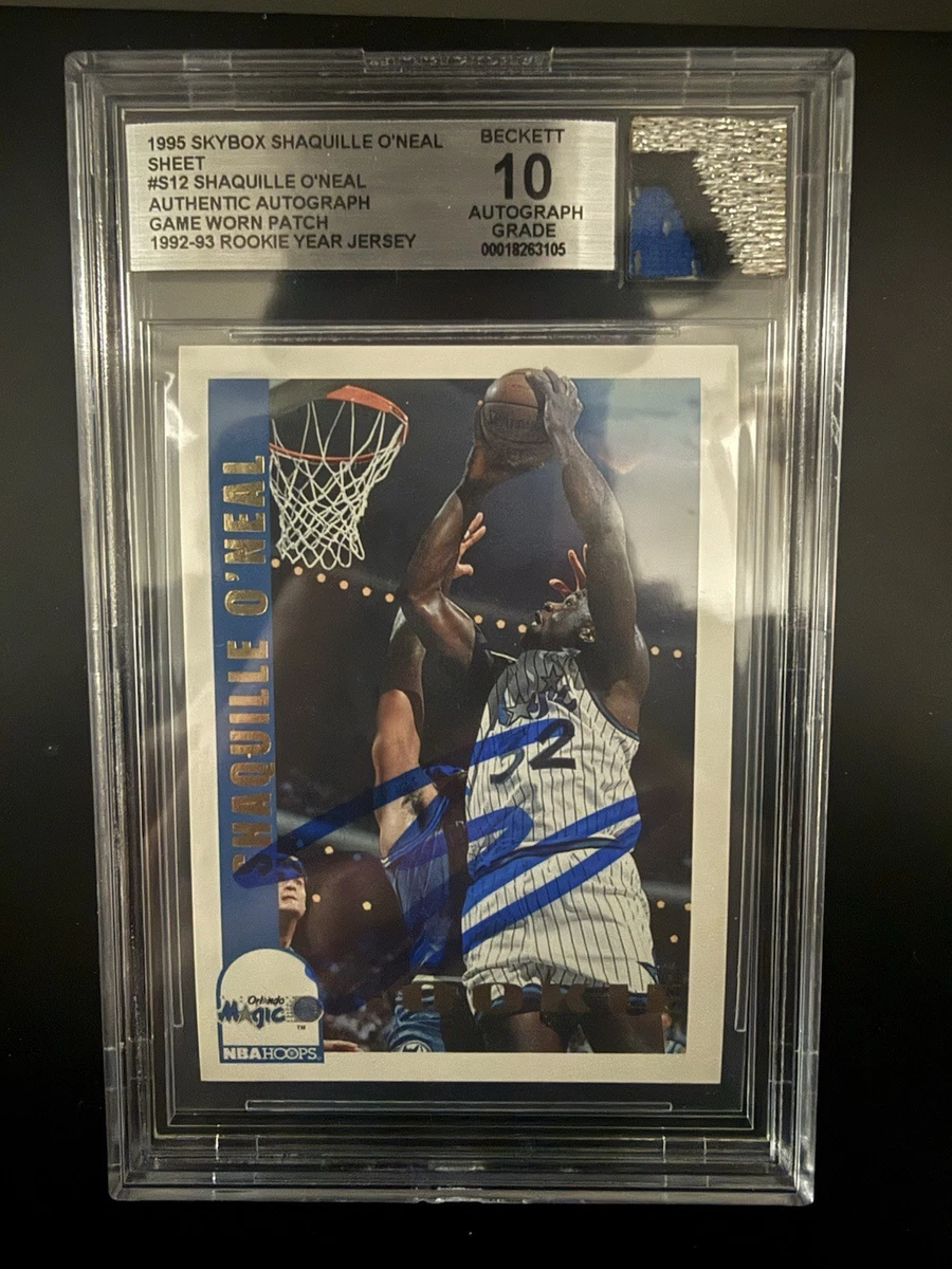 Shaquille O'Neal Basketball Autographed Sports Trading Cards for
