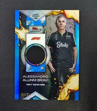 2024 Topps Finest F1 Alessandro A. Bravi F1 Relics Patch Blue /75 F1R-ALU🏎️🏁