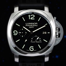 Panerai Luminor 1950 3 Days GMT Power Reserve 44mm Black Dial PAM00321 Complete