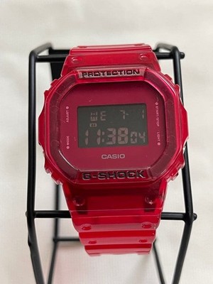 Casio G-Shock DW-5600SB Rot Skelett Digitaluhr aus Japan