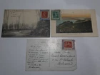 FRANCE LOT 3 CARDS WITH 3 POST STAMPS TYPE SEEDER POSTCARDS. GOOD PRICE