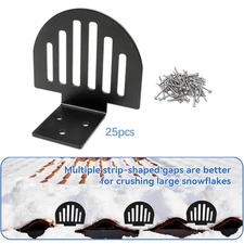 25 Pieces Roofs Snow Guards Accumulation Device Winter Supplies Snow Stopper