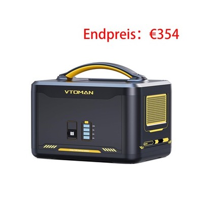 VTOMAN 1548Wh LiFePO4 Backup Erweiterungsakku fürJump 1000/Jump 1500X/Jump 2200